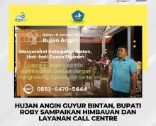 Layanan Call Centre untuk Warga Kabupaten Bintan yang Terdampak Hadapi Cuaca Ekstrem