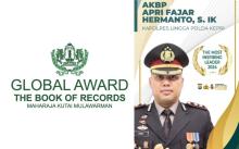 Kapolres Lingga Raih Penghargaan The Most Inspiring Leader 2024 di Award Internasional Maharaja Kutai Mulawarman