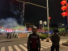 Suasana Malam Imlek 2025 di Kota Batam dalam Pengamanan Polresta Barelang 