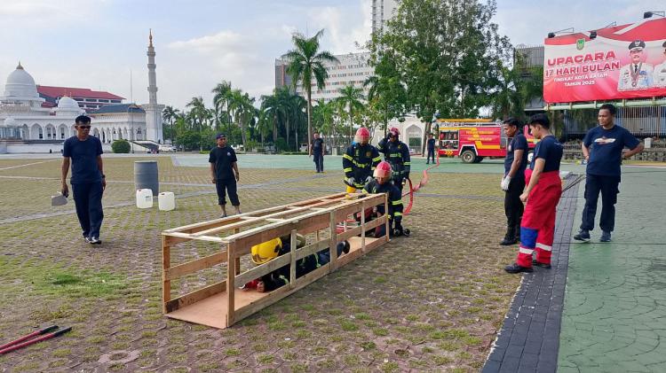 Damkar Pemko Batam Siap Berlaga di National Fire Fighter Skill Competition 2025 di Bontang