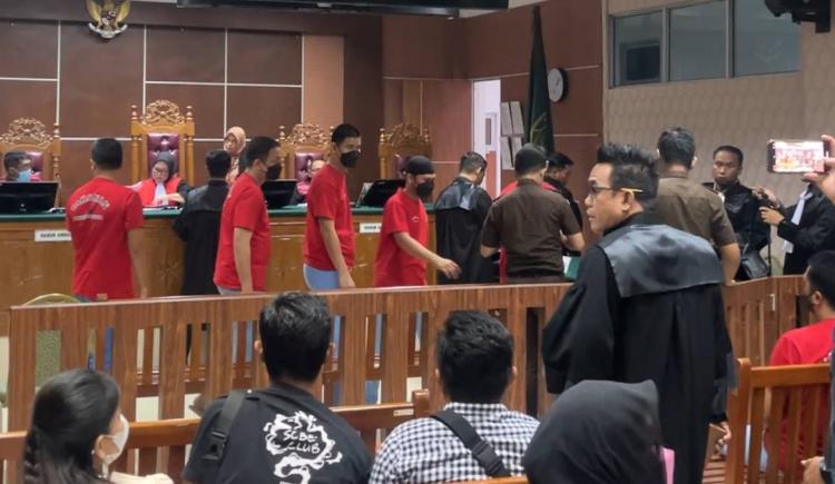 Lima Eks Anggota Satresnarkoba Polresta Barelang Jalani Sidang Eksepsi di PN Batam