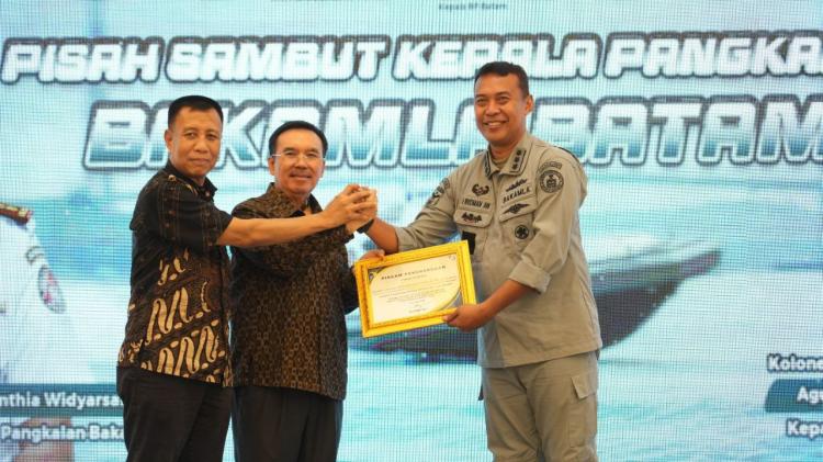 Hadiri Pisah Sambut Kepala Bakamla Batam, BP Batam Harapkan Koordinasi dan Kolaborasi Terus Terjalin