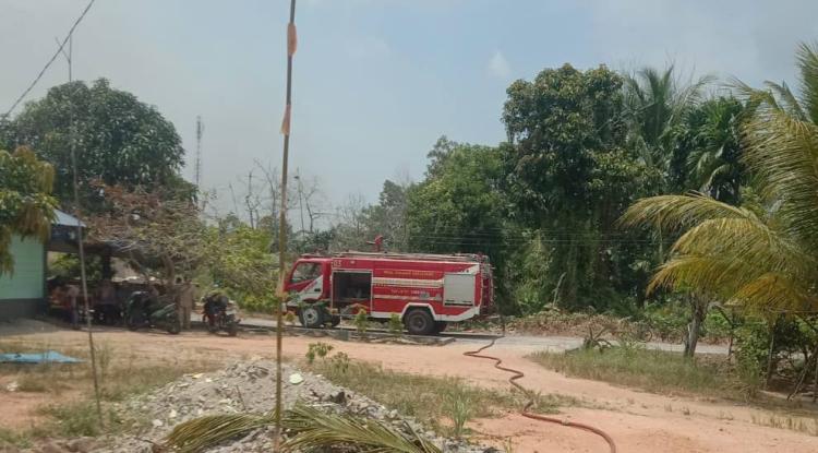 Kebakaran Lahan Kembali Terjadi di Pulau Karimun Besar, Kabupaten Karimun, Kepri