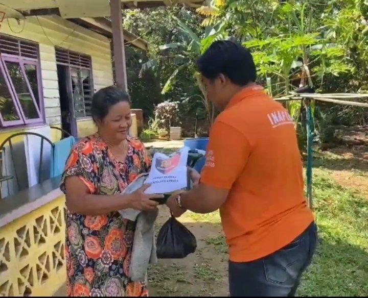 Kapolres Lingga Gelar Kegiatan Sosial "Jumat Berkah" untuk Bantu Masyarakat Kurang Mampu