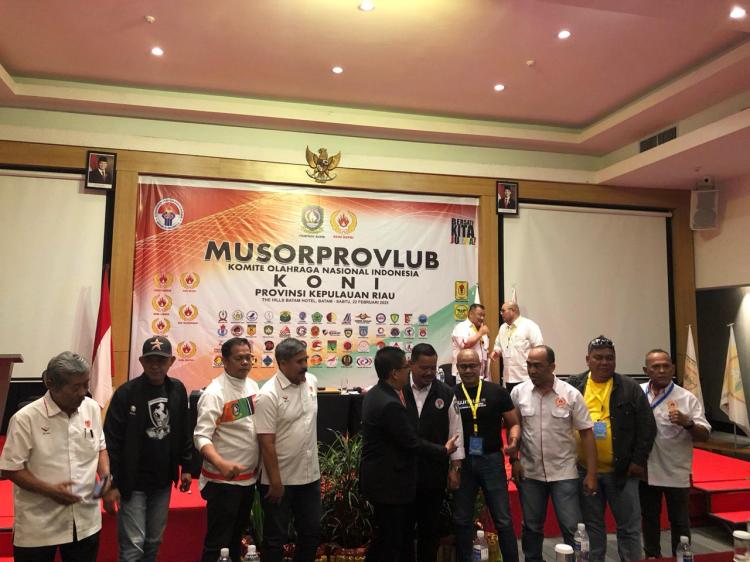 Usep RS Kembali Pimpin KONI Kepri untuk Periode 2025-2029