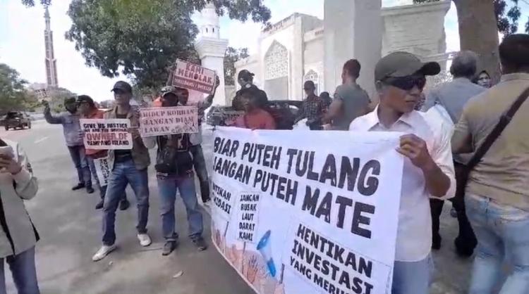Warga Rempang Protes Proyek PSN dan Reklamasi, Minta Dukungan Walikota Batam