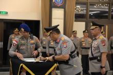 Polda Kepri Sambut Kapolda Baru, Brigjen Pol. Asep Safrudin Siap Tingkatkan Keamanan Wilayah Perbatasan