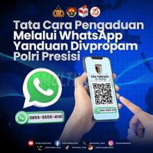 Cara Laporkan Pelanggaran Oknum Polisi via WhatsApp