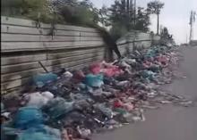 Duh, Tumpukan Sampah di Jalan Kavling Seroja Menuju Sei Lekop Ganggu Kenyamanan Warga
