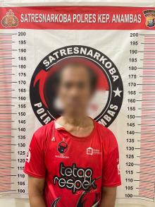 Pria di Anambas Tertangkap Gunakan Sabu-sabu di Seberang Kantor Pengadilan Agama Tarempa