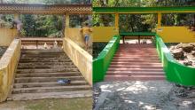 Kompleks Makam Temenggung Jamaludin dan Datuk Kaya Montel Kembali Berwarna, Kades Mepar Apresiasi Kapolres Lingga