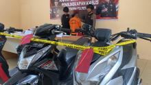 Acil Seorang Pria Dewasa Bawa Tiga Anak Bawah Umur Lakukan Pencurian Sepeda Motor di Bintan