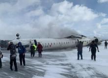 Pesawat Delta Airlines Tergelincir dan Terbalik di Bandara Toronto Pearson, 18 Orang Terluka