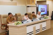 Hari Pertama Ngantor, Li Claudia Chandra Gelar Pertemuan dengan Seluruh OPD
