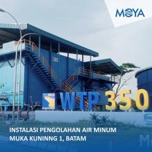 Tingkatkan Pelayanan Bagi Warga Batam, Instalasi Pengolahan Air Minum Muka Kuning 2 Dioperasikan Air Batam Hulu
