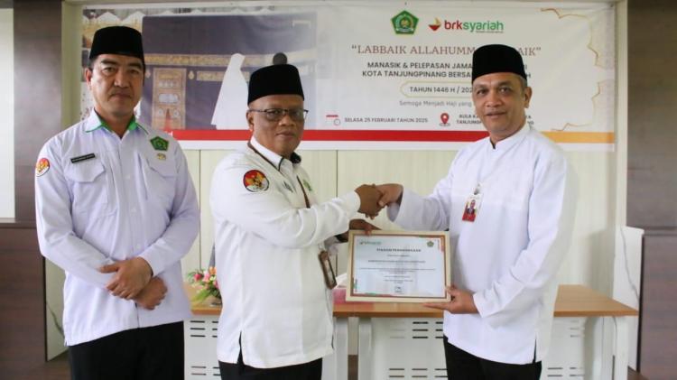 Perdana di Kepri, BRK Syariah Gelar Manasik Haji untuk Nasabah