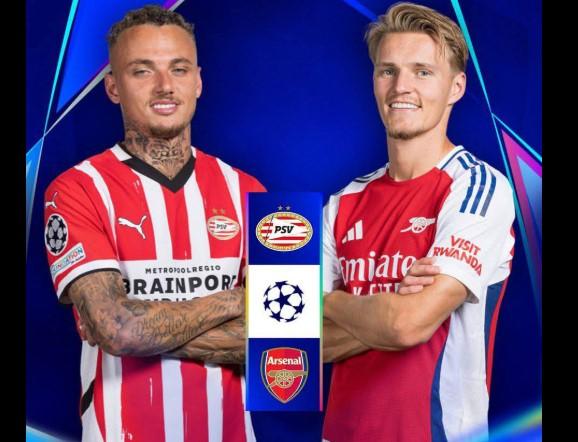 Jadwal 16 Besar Liga Champions Jelang Sahur: PSV Eindhoven Vs Arsenal