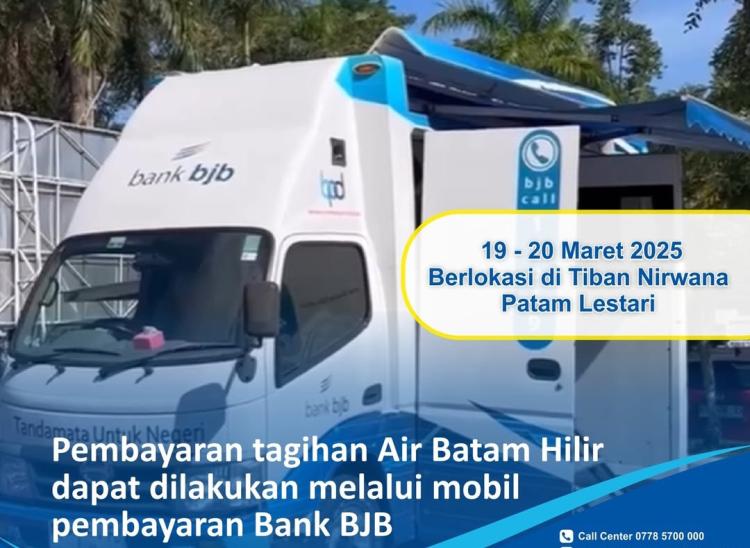Air Batam Hilir Hadirkan Mobil Pembayaran untuk Permudah Pelanggan Bayar Tagihan Air