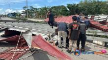 Angin Puting Beliung Terjang Tiban Princess Batam, Satu Rumah Rusak dan Papan Reklame Roboh