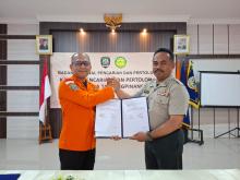 Basarnas Tanjungpinang dan BPBD Lingga Tandatangani Kerja Sama untuk Tingkatkan Operasi Pencarian dan Pertolongan