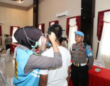 601 Peserta Lolos Pemeriksaan Kesehatan Tahap I Seleksi Bintara Polri 2024 di Polda Kepri  