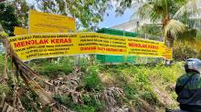 Spanduk Kuning di Perumahan Greenland Batam, Warga Tolak Fasum Jadi Komersial