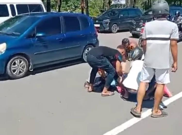 Pengemudi Pajero Sport Tabrak Lari di Simpang Kepri Mall, Pengendara Motor Alami Luka Serius
