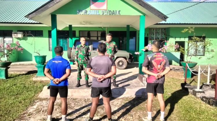 Koramil 05/Daik Latih Pemuda Lingga Jadi Calon Prajurit TNI AD, Bentuk Fisik dan Mental Tangguh