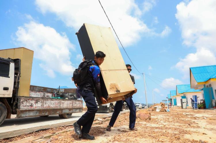 Progres Pergeseran Rempang Eco-City, 80 Kepala Keluarga Telah Tempati Rumah Baru di Tanjung Banon