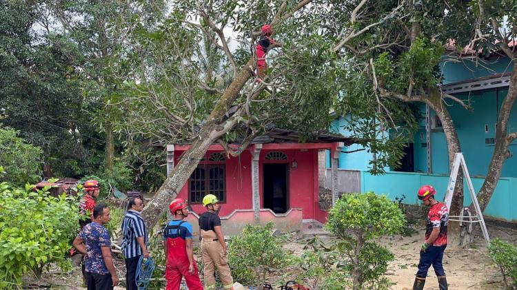 Angin Puting Beliung Terjang Karimun, 2 Rumah Rusak Berat di Sungai Raya Kecil 