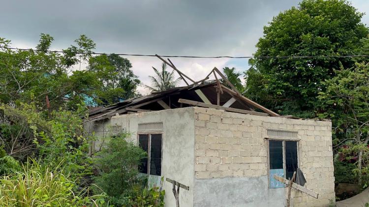 Belasan Rumah di Karimun Rusak Diterjang Angin Puting Beliung