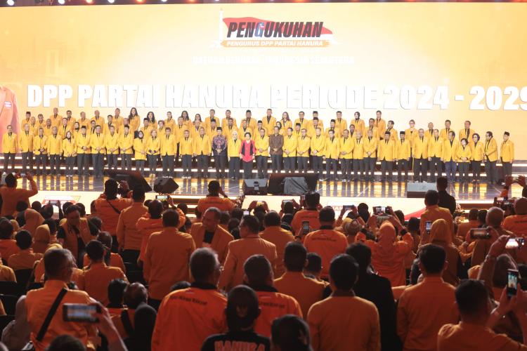 Partai Hanura Kukuhkan Pengurus DPP 2024-2029, Diikuti Tokoh Politik Nasional