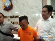 Tertunduk Lesu, Masalah Ekonomi Jadi Alasan Saddam Nekat Gasak Motor Ojol di Batam