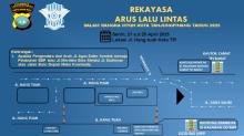 Jalan Ditutup! Ini Rute Alternatif Selama MTQH Tanjungpinang 21-25 April 2025