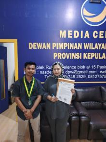 SEMMI Laporkan Lik Khai ke Mahkamah Kehormatan NasDem Terkait Dugaan Penimbunan Ilegal DAS Baloi