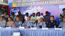 Bakamla RI Gagalkan Penyelundupan 30 Ton Pasir Timah di Perairan Lingga, Kerugian Negara Capai Rp12 Miliar