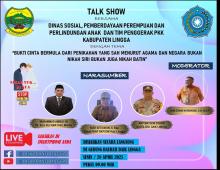 Bukti Cinta Sejati, Pemkab Lingga Gelar Talk Show Dorong Pernikahan Sah, Bukan Nikah Batin Seperti `Walid`