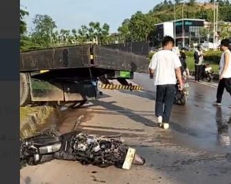Kecelakaan Maut di Tiban Centre, Truk Seruduk Pemotor, Diduga Ada Korban Tewas