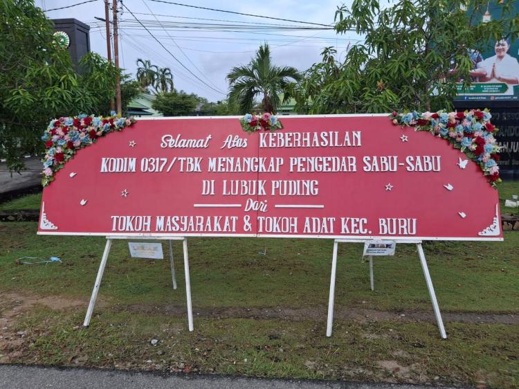 Tangkap Pengedar Sabu, Kodim 0317/TBK Dapat Dukungan Warga Lubuk Puding