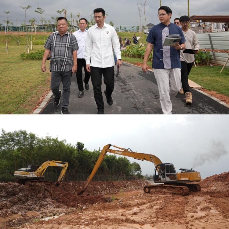 Deputi Bidang Infrastruktur BP Batam Tinjau Pekerjaan Drainase di Kawasan Bengkong