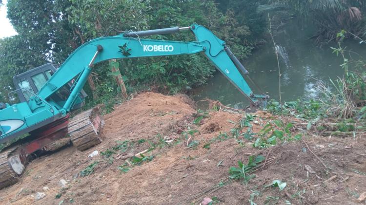 DPUTR Lingga Gencarkan Normalisasi Sungai dan Rencana Pembangunan Embung untuk Atasi Banjir di Daik