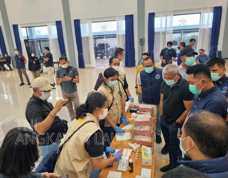 Ditimbang Ulang, TNI AL Pastikan Berat Narkoba Disita Capai Lebih dari 2 Ton, Nilainya Tembus Rp7,5 Triliun