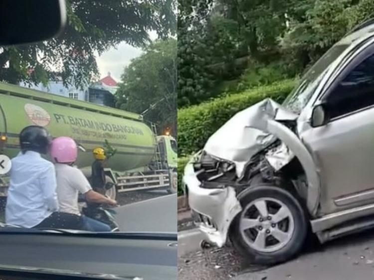 Dua Kecelakaan di Batam, Truk Molen & Toyota Rush Terlibat (19 Mei 2025)
