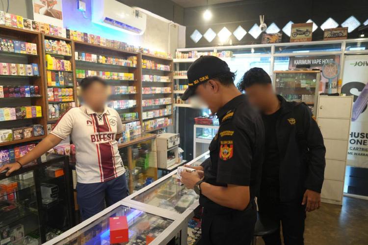 Bea Cukai Karimun Berantas Barang Ilegal, Rokok Tanpa Cukai hingga Narkotika Disita