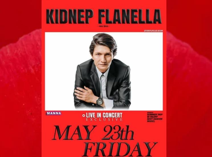 Foreplay Club Batam Hadirkan Kidnep Flanella, Obati Rindu Lagu Hits Era 2000-an
