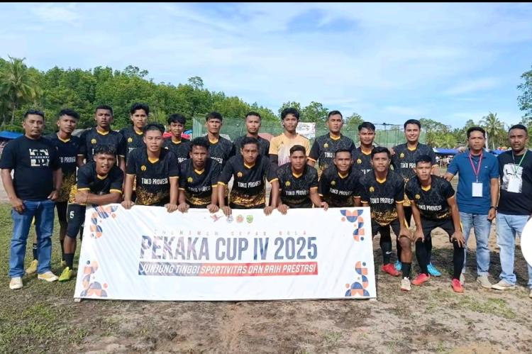 Saksikan Laga Final Turnamen Sepakbola Pekaka Cup IV 2025 di Lingga, PS Spin A FC Vs PTA FC
