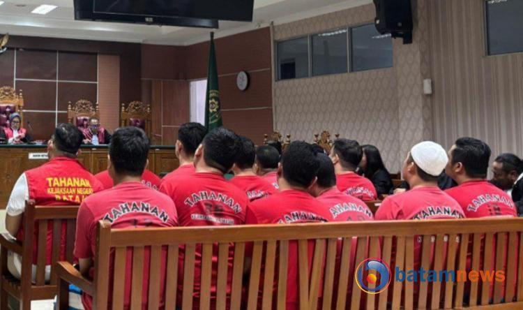 10 Mantan Polisi Satresnarkoba Barelang Dituntut Berat: 5 Hukuman Mati, 5 Seumur Hidup