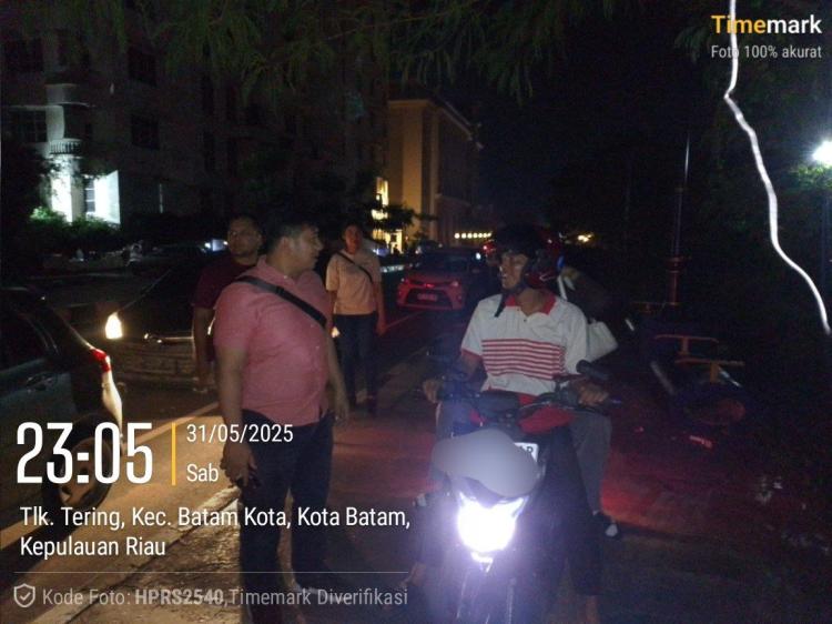 Polsek Batam Kota Intensifkan Patroli Malam, Cegah Balap Liar dan Knalpot Bising
