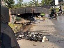 Seorang Anak Sekolah Jadi Korban Kecelakaan di Tiban Centre, Kondisi Bikin Warga Sedih