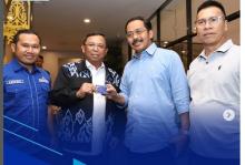 Mantan Gubernur dan Ketua Partai Nasdem Kepri Nurdin Basirun Resmi Bergabung dengan Partai Demokrat 